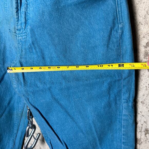 Marithe Francois Girbaud Brand X 34" Blue Straight Fit Cotton Denim Jeans - Picture 9 of 9